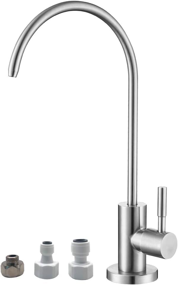OWOFAN Touchless Kitchen Faucet with Pull Down Sprayer LED Light Single Handle Kitchen Sink Faucet Motion Sensor Smart Hands-Free, Stainless Steel Brushed Nickel 1080SN