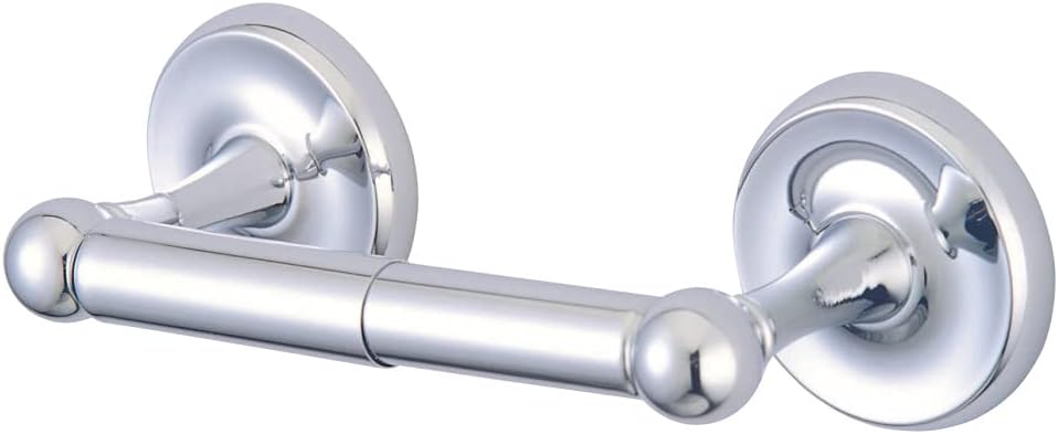 Kingston Brass BA318PB Classic Toilet Paper Holder, Polished Brass,9-1/4" Length