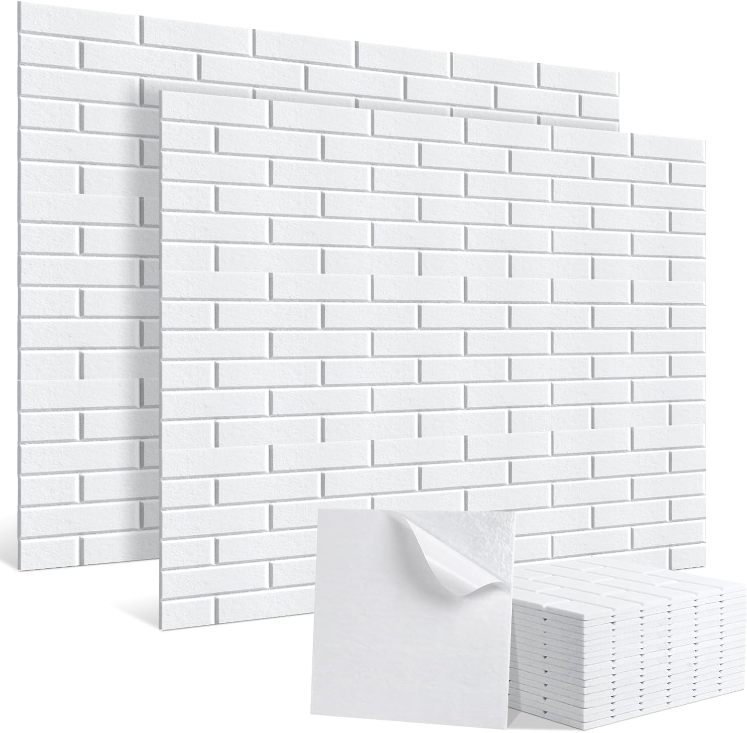 6 Pack Art Acoustic Panels Soundproof Wall Foam, 72X48 Inches Sound Absorbing Panels, Decorative Sound Blocker, Acoustic Treatment for Recording Studio, Adhesive Included, Green Landscape