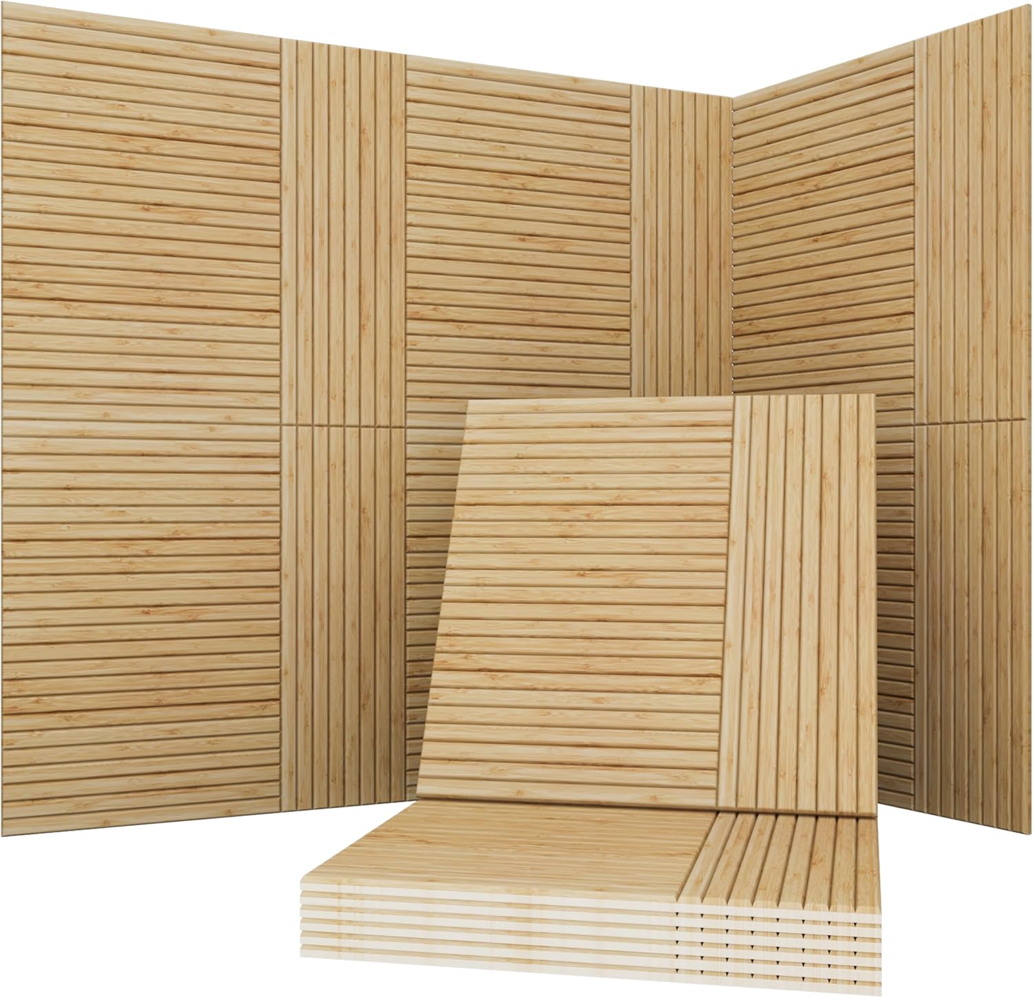 Acoustical Wall Panels, 6-Piece 23.62 X 23.62 Inches Art Acoustic Panels, Decorative Acoustic Panels, Acoustic Wall Panels, Sound Absorbing Wall Art, Arcadian Vortex