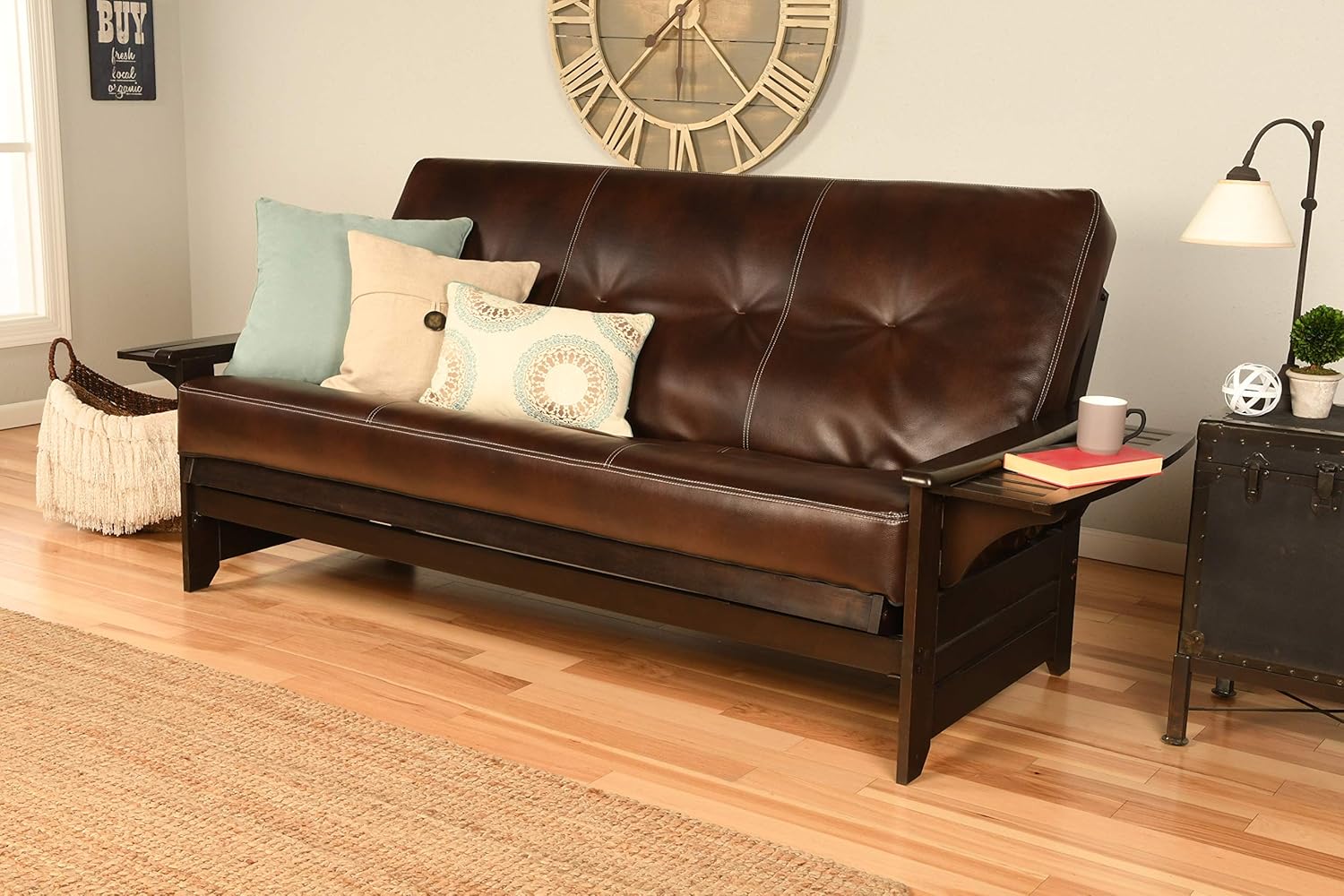 Kodiak Furniture Phoenix Futon, Espresso Finish Frame