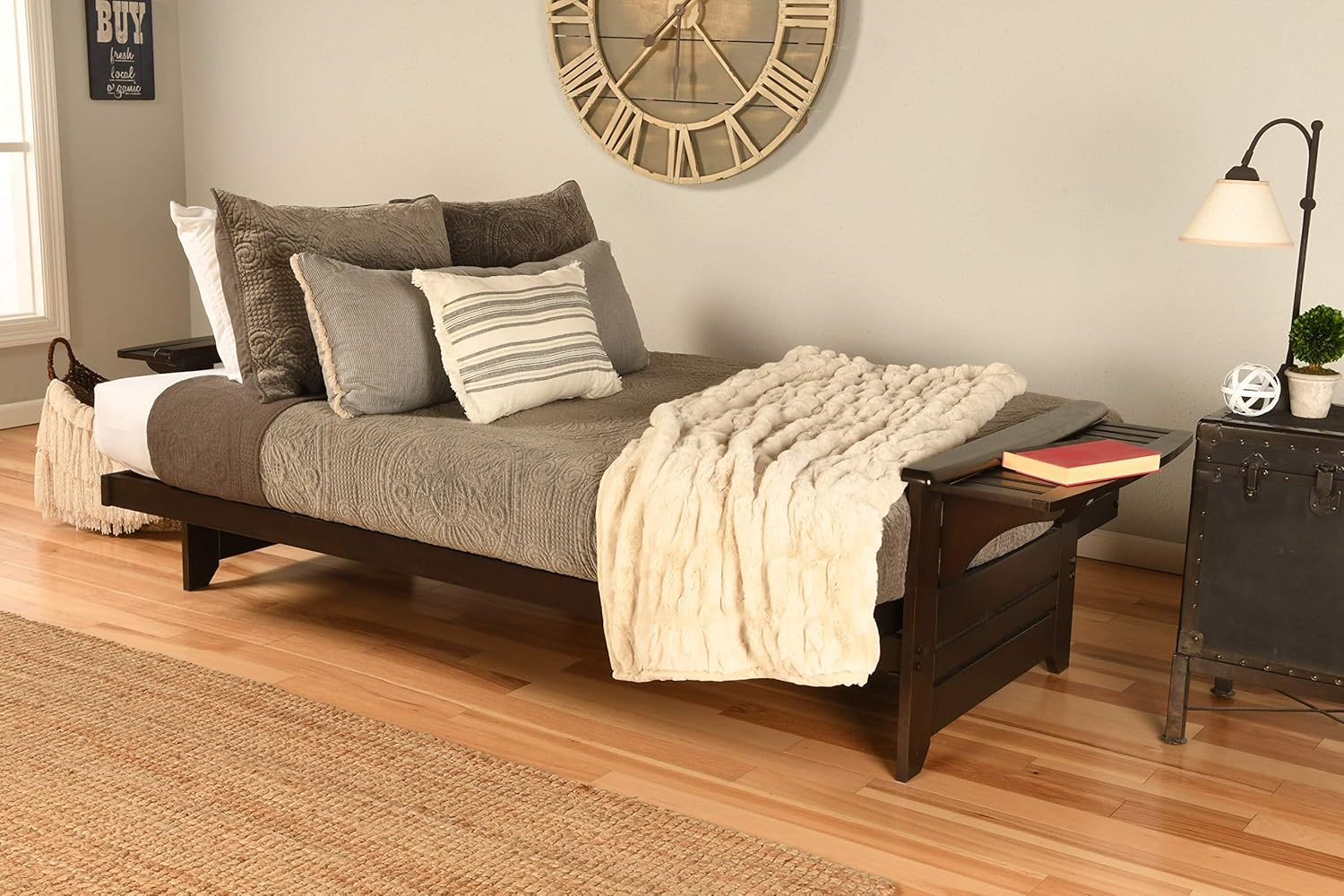 Kodiak Furniture Phoenix Futon, Espresso Finish Frame