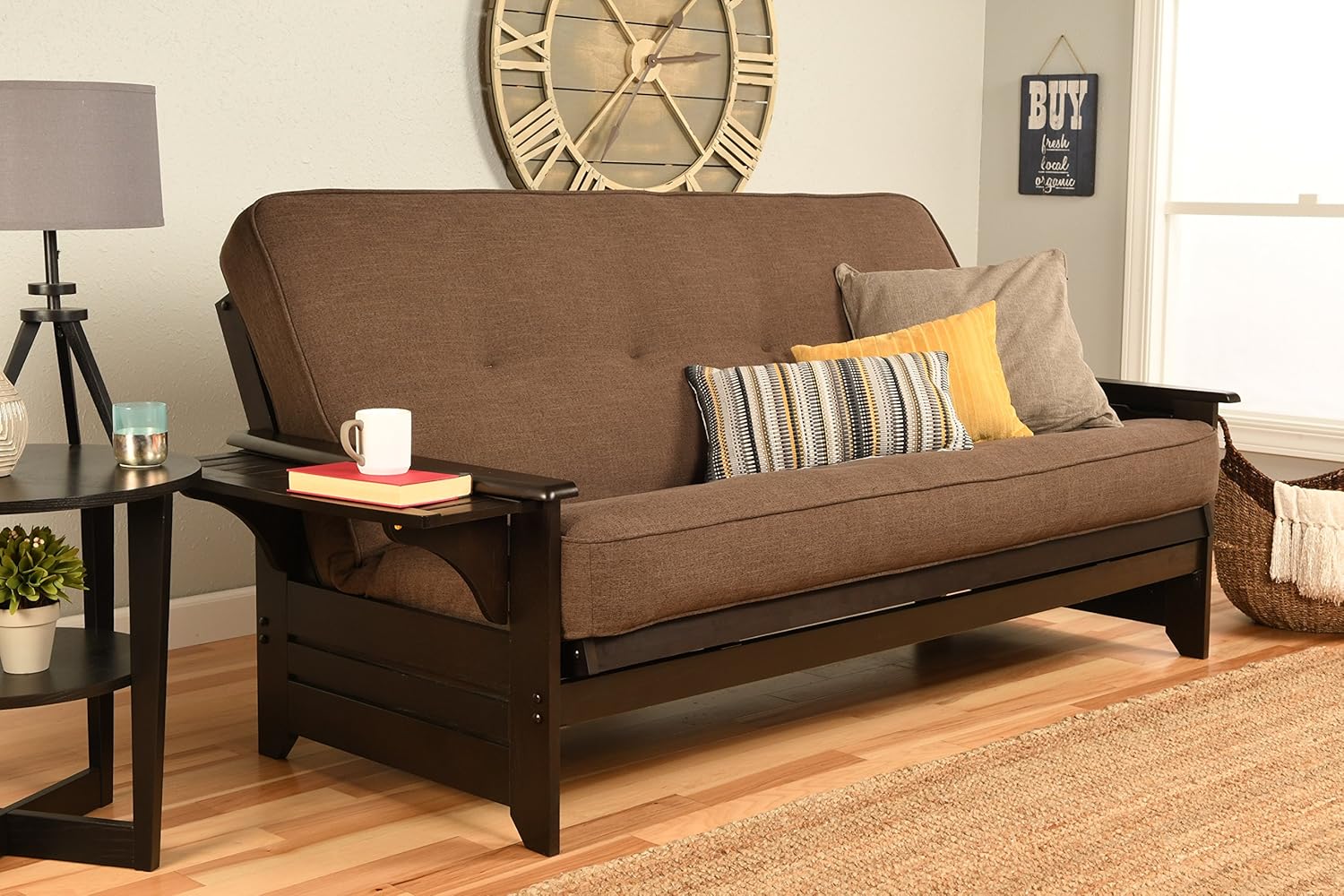 Kodiak Furniture Phoenix Futon, Espresso Finish Frame