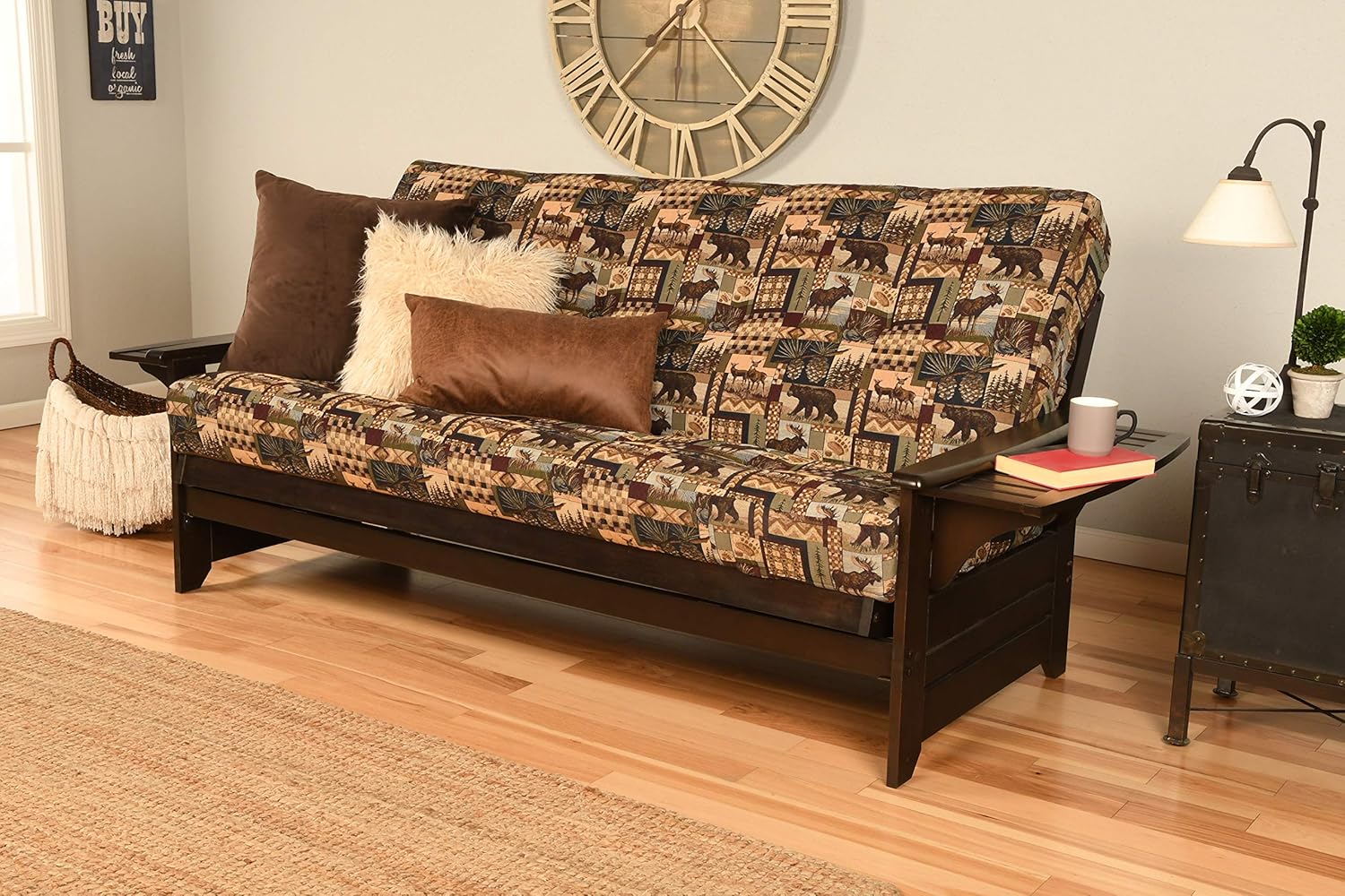 Kodiak Furniture Phoenix Futon, Espresso Finish Frame