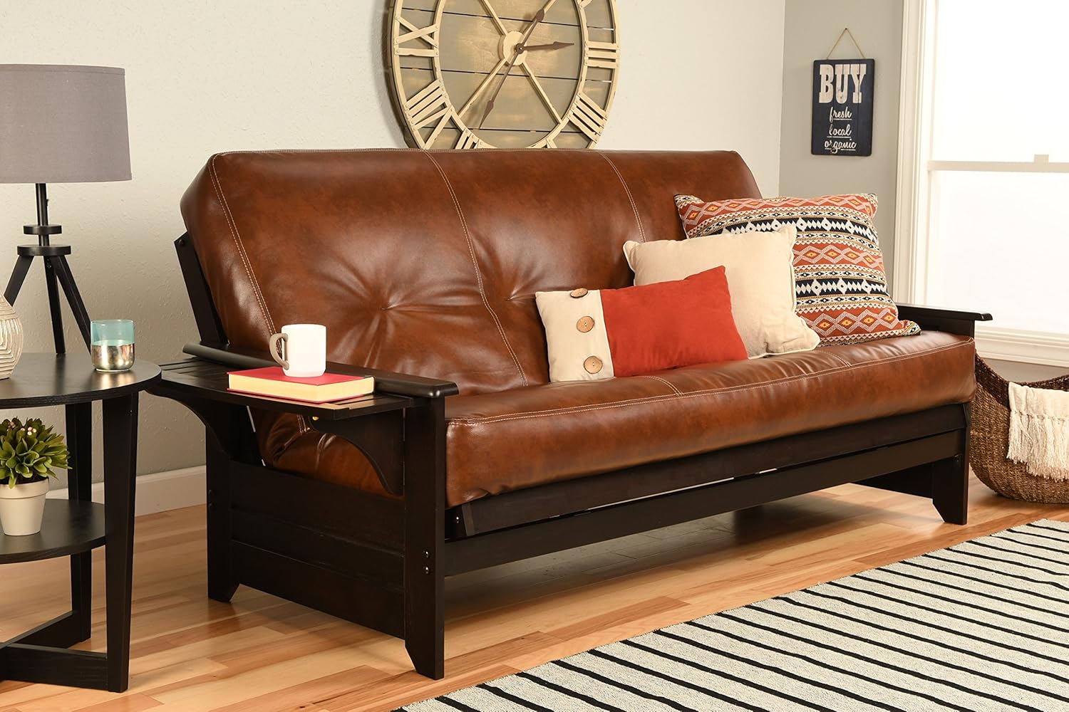 Kodiak Furniture Phoenix Futon, Espresso Finish Frame