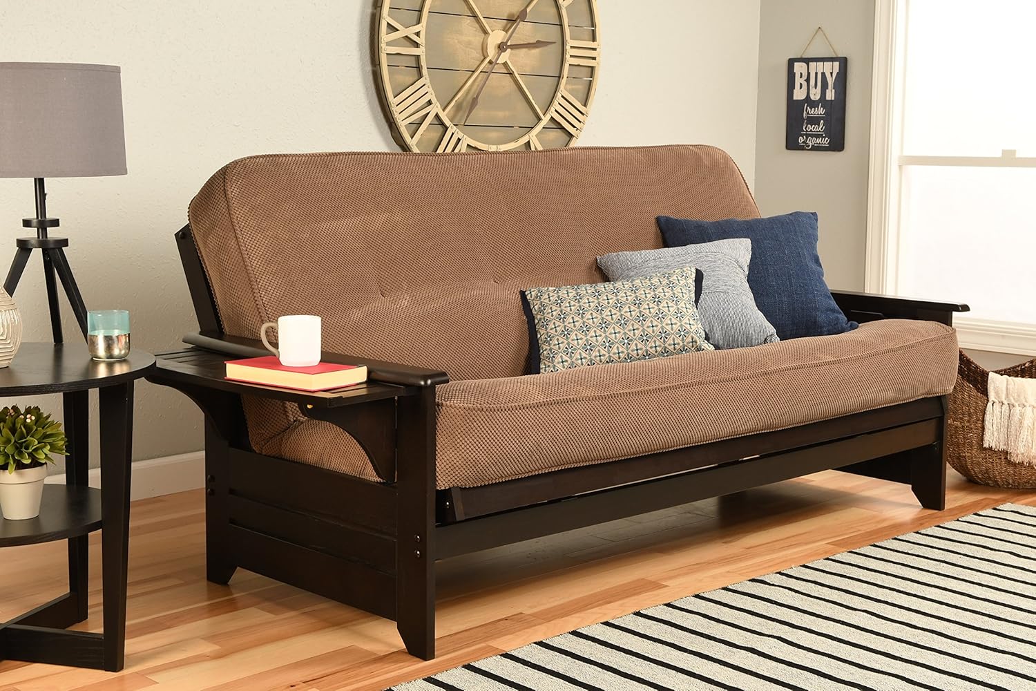 Kodiak Furniture Phoenix Futon, Espresso Finish Frame