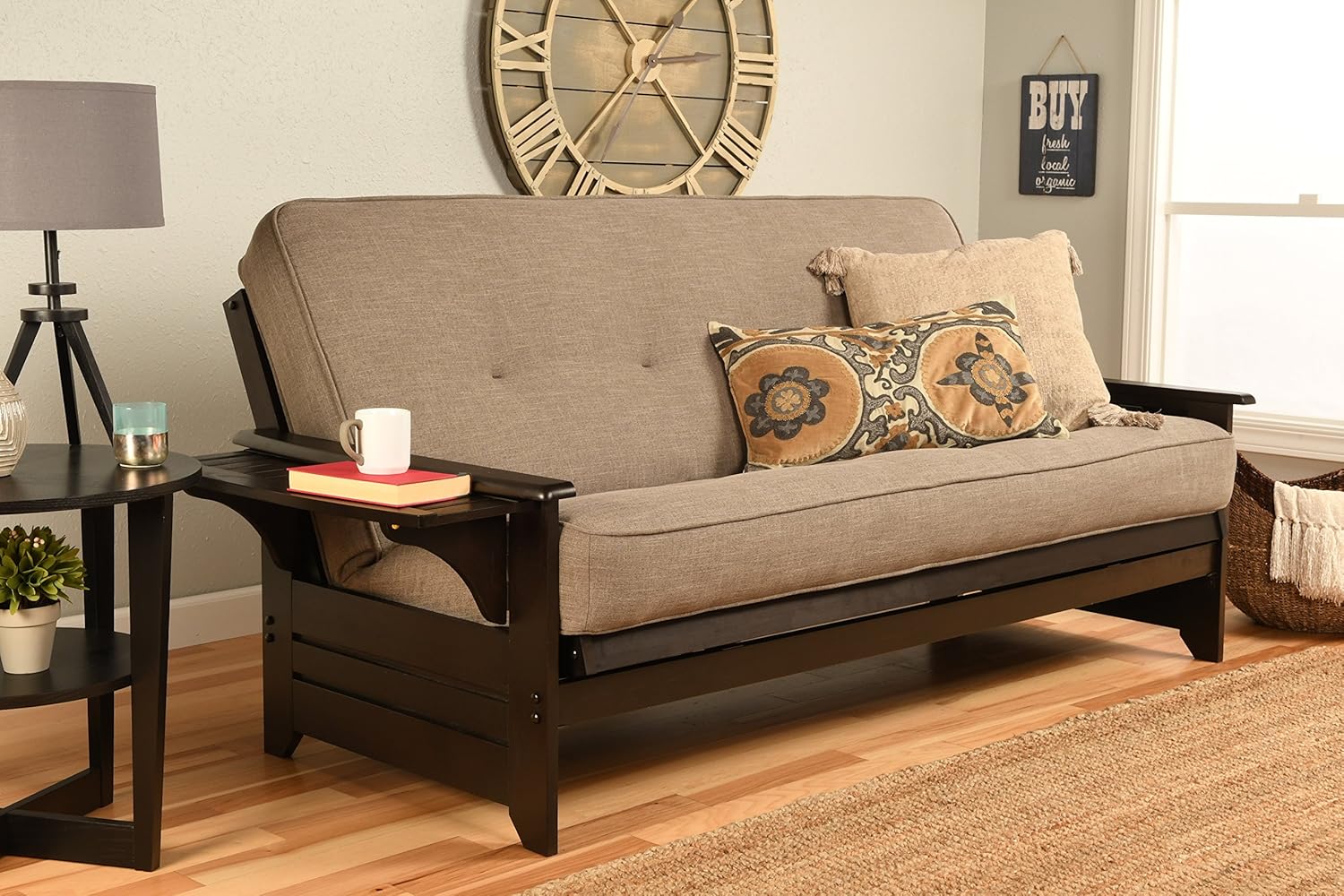 Kodiak Furniture Phoenix Futon, Espresso Finish Frame