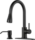 Kitchen Faucet with Pull Down Sprayer with Soap Dispenser