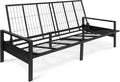 Milliard Metal Futon Frame – Full Size Futon Frame, Convertible Sofa Bed, Sleek Black Low-Profile Design, Space-Saving, Durable & Easy Assembly - Perfect for Modern Living, Apartments & Guest Rooms
